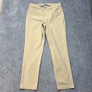 VRST Mens Slim Fit 5-Pocket Performance‎ Pants Tan Khaki 32x30